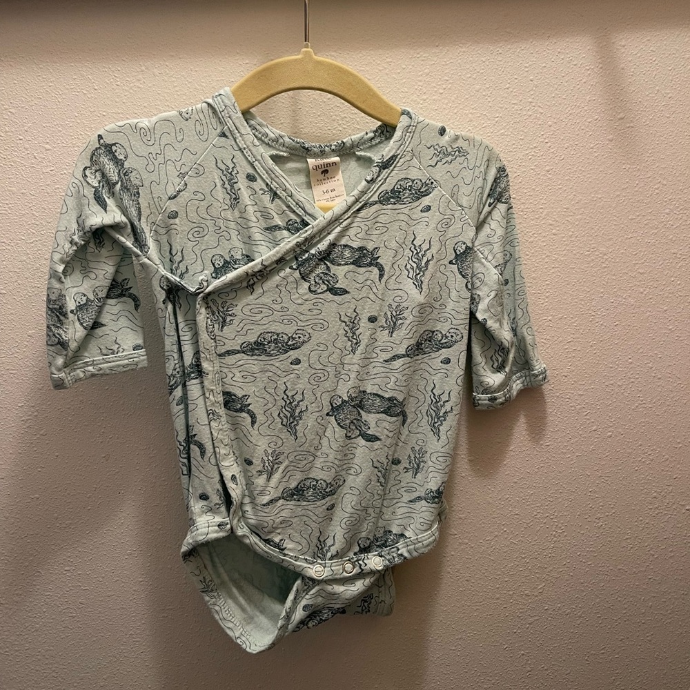 Kate Quinn Bamboo Collection Bodysuit with otter Print